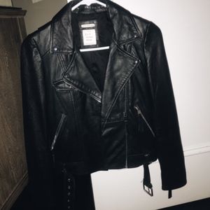 Zara Black Leather Jacket